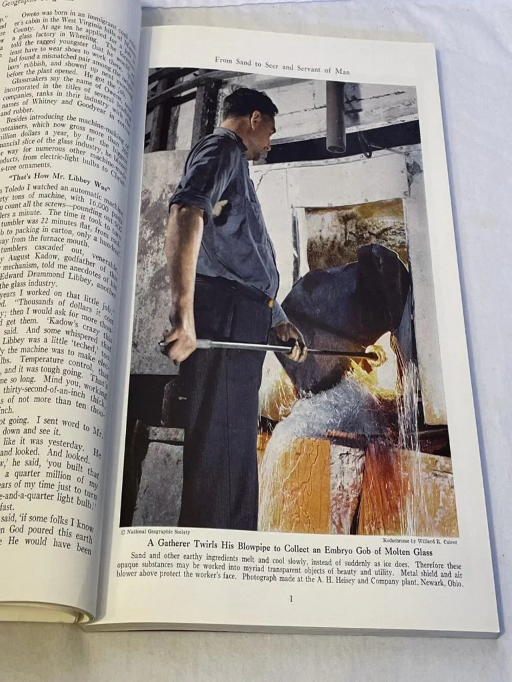 1943 JAN National Geographic Magazine Vol 83 No 1 WWII Dogs Glass Gilbert Island